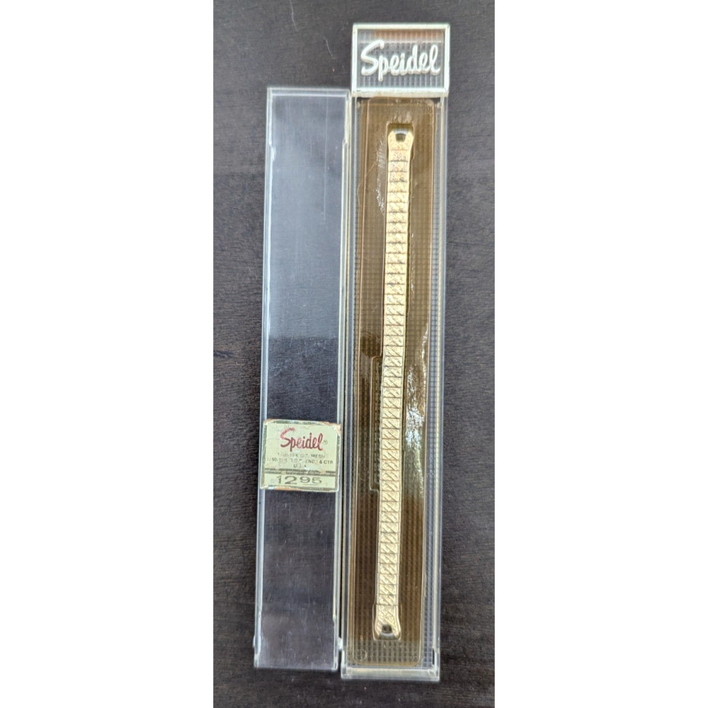 Speidel Gold Twist O Flex Stainless Steel Women Watch Band